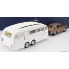 Norev Peugeot 404 WITH CARAVAN ROULOTTE HENON 1965