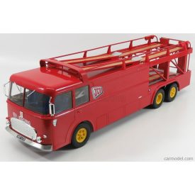   Norev FIAT BARTOLETTI 306/2 3-ASSI TRUCK TEAM JCB RACING TEAM FERRARI CAR TRANSPORTER 1962