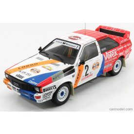   IXO AUDI QUATTRO TEAM SCHMIDT MOTORSPORT N 2 RALLY HUNSRUCK 1984 H.DEMUTH - W.LUX