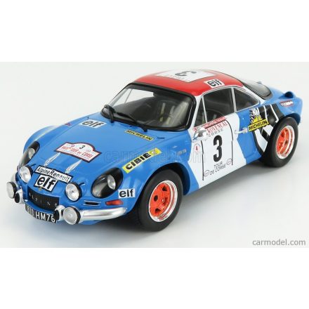 IXO RENAULT ALPINE A110 N 3 RALLY TOUR DE CORSE 1973 B.DARNICHE - A.MAHE