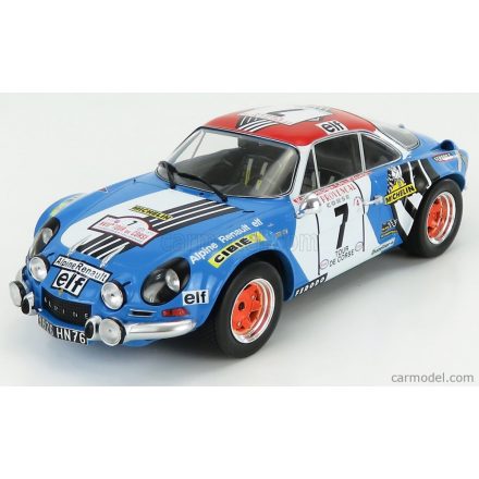 IXO RENAULT ALPINE A110 N 7 RALLY TOUR DE CORSE 1973 J.L.THERIER - M.CALLEWAERT