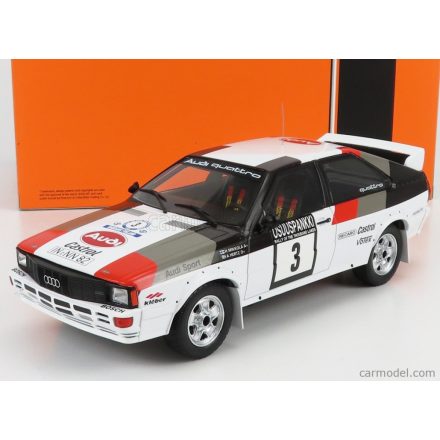 IXO AUDI quattro, No.3, Rallye WM, 1000 Lakes Rally, H.Mikkola/A.Hertz, 1982
