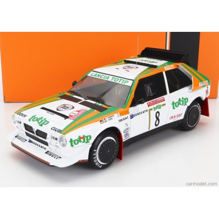 IXO LANCIA DELTA S4 TOTIP N 8 2nd RALLY SANREMO 1986 D.CERRATO - C.CERRI