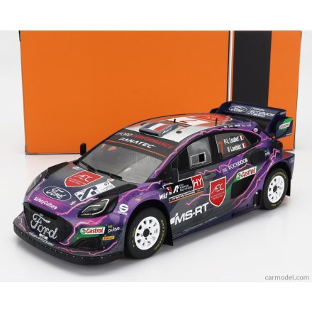 IXO FORD PUMA RALLY1 RED BULL TEAM FORD WORLD RALLY M-SPORT N 7 4th RALLY ACROPOLIS 2022 P.L.LOUBET - V.LANDAIS