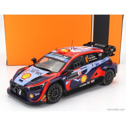 IXO Hyundai i20 N RALLY1 TEAM SHELL MOBIS WRT N 6 7th RALLY MONTECARLO 2023 DANI SORDO - CANDIDO CARRERA