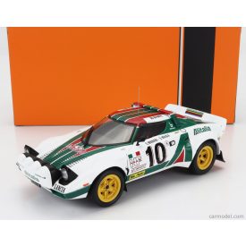   IXO LANCIA STRATOS HF TEAM ALITALIA (night version) N 10 WINNER RALLY MONTECARLO 1976 SANDRO MUNARI - SILVIO MAIGA