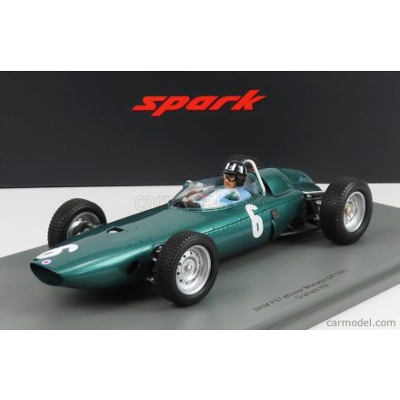 SPARK-MODEL BRM P57 N 6 WINNER MONACO GP 1963 G.HILL - CON VETRINA - WITH SHOWCASE