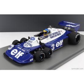   SPARK-MODEL - TYRRELL - F1 P34 ELF N 3 GERMAN GP 1977 RONNIE PETERSON - CON VETRINA - WITH SHOWCASE - SPECIAL BOX