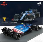 SPARK-MODEL RENAULT F1 A521 RENAULT E-TECH 20B TEAM ALPINE N 31 WINNER HUNGARY GP 2021 ESTEBAN OCON - WITH PIT BOARD