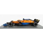 SPARK-MODEL McLAREN F1 MCL35L MERCEDES M12 EQ POWER+ TEAM MCLAREN N 3 WINNER ITALY GP 2021 DANIEL RICCIARDO - WITH PIT BOARD