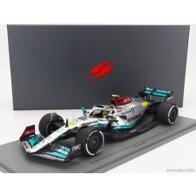   SPARK MODEL MERCEDES GP F1 W13E TEAM MERCEDES-AMG PETRONAS F1 N 44 2nd FRANCE GP 2022 LEWIS HAMILTON - CON VETRINA - WITH SHOWCASE - SPECIAL BOX