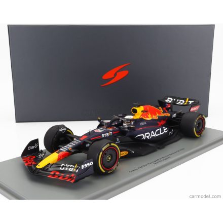 SPARK MODEL RED BULL F1 RB18 TEAM ORACLE RED BULL RACING N 1 WINNER BELGIUM GP WORLD CHAMPION 2022 MAX VERSTAPPEN