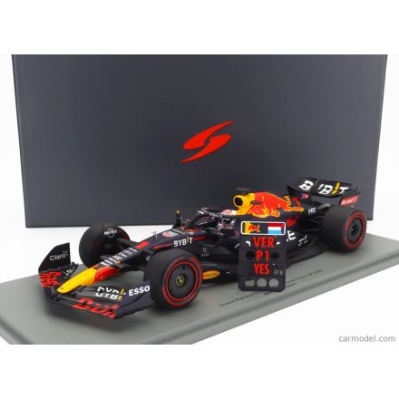 SPARK MODEL RED BULL F1 RB18 TEAM ORACLE RED BULL RACING N 1 WINNER HOLLAND GP WORLD CHAMPION 2022 - 30th VICTORY MAX VERSTAPPEN