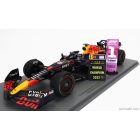 SPARK MODEL RED BULL F1 RB18 TEAM ORACLE RED BULL RACING N 1 WINNER JAPAN GP WITH PIT BOARD WORLD CHAMPION 2022 MAX VERSTAPPEN