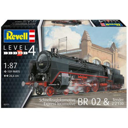 Revell Express Lok BR02 with tender makett