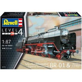   Revell Express Locomotive BR01 with Tender 2'2' T329 makett