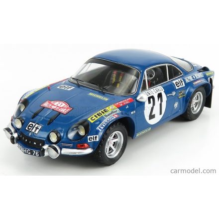 IXO RENAULT ALPINE A110 1800S N 21 RALLY MONTECARLO 1973 J-P.NICOLAS - M.VIAL
