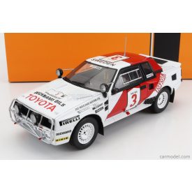   IXO Toyota CELICA TWINCAM TURBO TA64 (night version) N 3 RALLY SAFARI 1985 B.WALDEGARD - H.THORSZELIUS