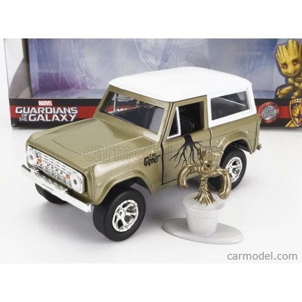 JADA - FORD USA - BRONCO WITH GROOT FIGURE MARVEL GUARDIANS OF THE GALAXY 1973