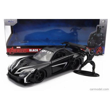JADA MAZDA RX-7 WITH BLACK PANTHER FIGURE 1995