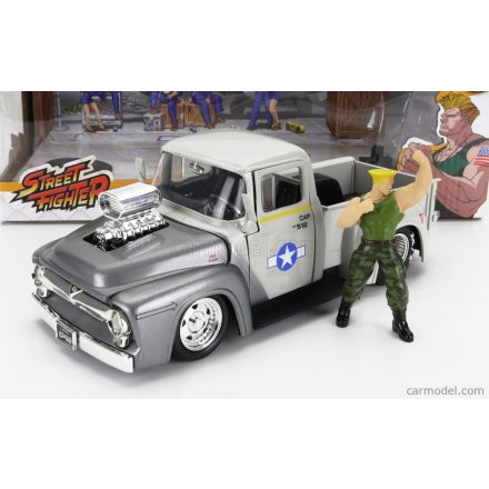 JADA FORD PICK-UP WITH STREET FIGHTER FIGURE 1956