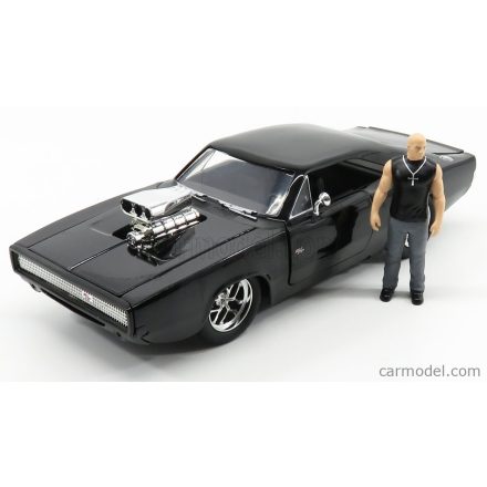 JADA DODGE CHARGER R/T WITH TORETTO FIGURE 1970 - FAST & FURIOUS 7