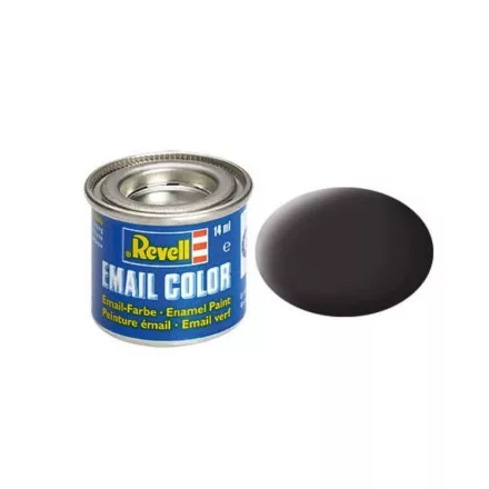 Revell Enamel Color 6 Matt Tar Black