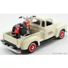 Maisto CHEVROLET 3100 PICK-UP 1950 + MOTORCYCLE HARLEY DAVIDSON FLSTS HERITAGE SPRINGER 2001