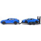 Maisto LAMBORGHINI URUS 2018 WITH HURACAN LP640-4 PERFORMANTE 2017 + TRAILER