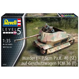 Revell Marder I on FCM 36 Base makett