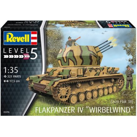 Revell Flakpanzer IV Wirbelwind makett