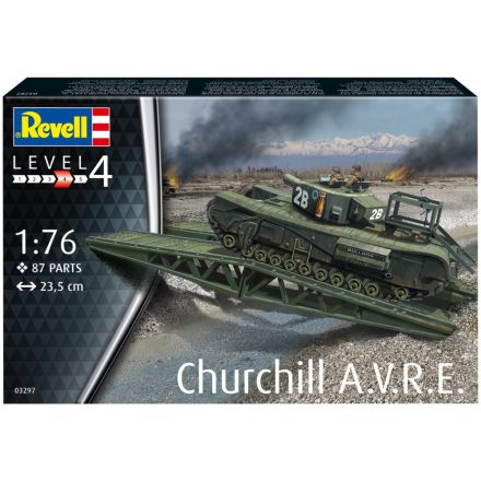 Revell Churchill A.V.R.E. makett