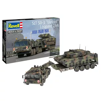   Revell - SLT 50-3 "Elefant" + Leopard 2A4 harcjármű makett