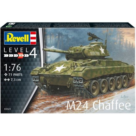 Revell M24 Chaffee makett