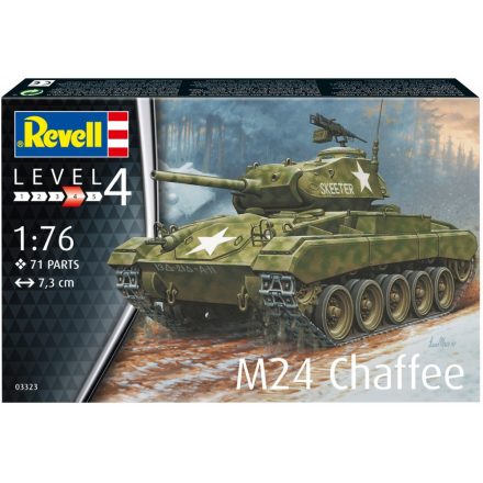 Revell M24 Chaffee makett