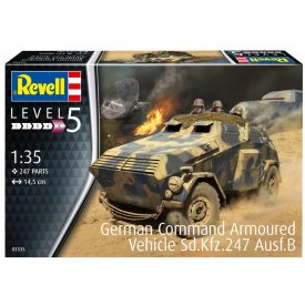   Revell German Command Armoured Vehicle Sd.Kfz.247 Ausf.B  makett
