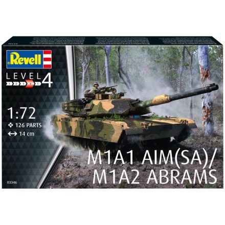 Revell M1A2 Abrams makett