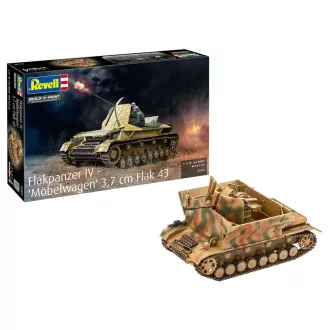   Revell - Flakpanzer IV - Möbelwagen 3,7 cm Flak 43 harcjármű makett