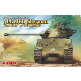   Asuka US Medium Tank M4A3E8 Sherman "Easy Eight" makett