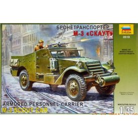 Zvezda M-3 Armored Scout Car makett