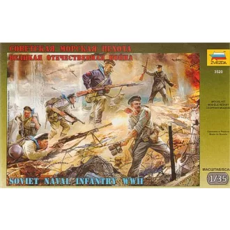   Zvezda The Soviet Naval Infantry Marines, WWII - 6 figures figurakészlet