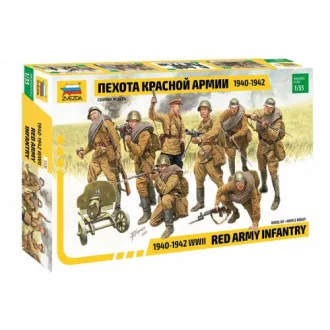 Zvezda Red Army Infantry (1940-42) figurakészlet
