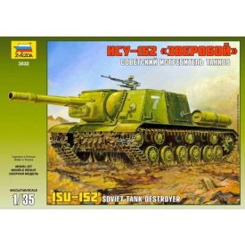Zvezda ISU-152 Soviet Self-propelled Gun makett
