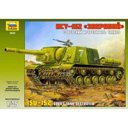 Zvezda ISU-152 Soviet Self-propelled Gun makett