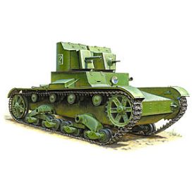 Zvezda T-26 Soviet tank (1932) makett