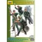 Zvezda German 120 mm Mortar 42 with Trailer and Crew WWII - 4 figures tüzérségi makett