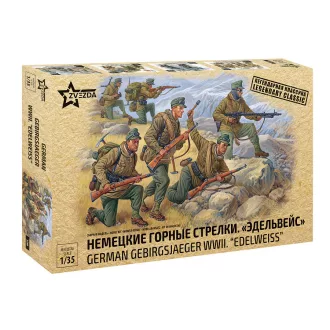 Zvezda GERMAN GEBIRGSJAEGER figurakészlet