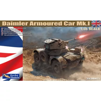   Gecko Models Daimler Armoured Car Mk.I - páncélozott jármű makett