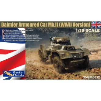  Gecko Models Daimler Armoured Car Mk.II (WWII Version) - páncélozott jármű makett