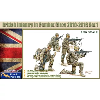   Gecko Models British Infantry In Combat Circa 2010~2012 Set 1 - katonai figura készlet